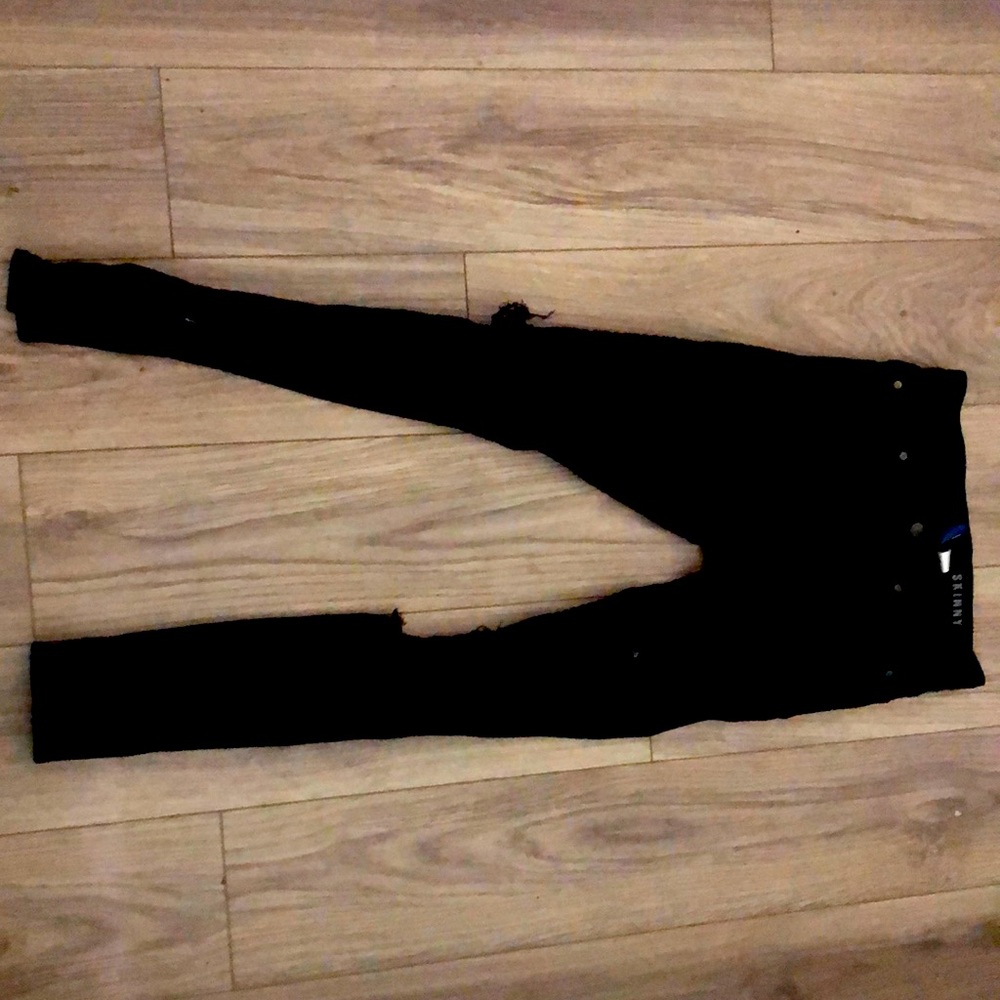 Divided H&M Black Biker Jeans